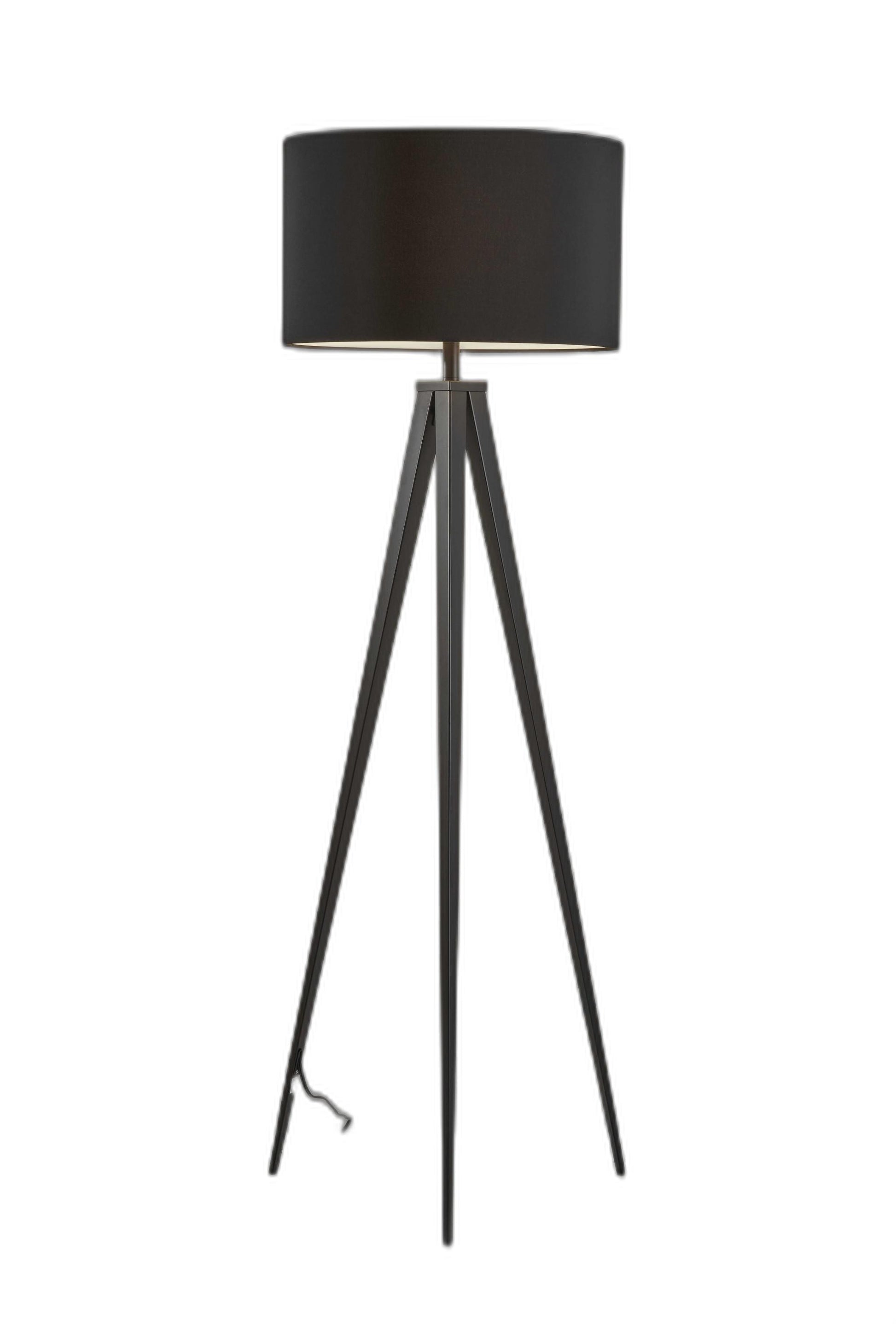 Treble Floor Lamp Three Black Metal Legs By Homeroots | Floor Lamps | Modishstore - 2
