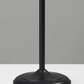 Tailored Black Metal Torchiere with Bright Illumination | Floor Lamps | Modishstore - 4