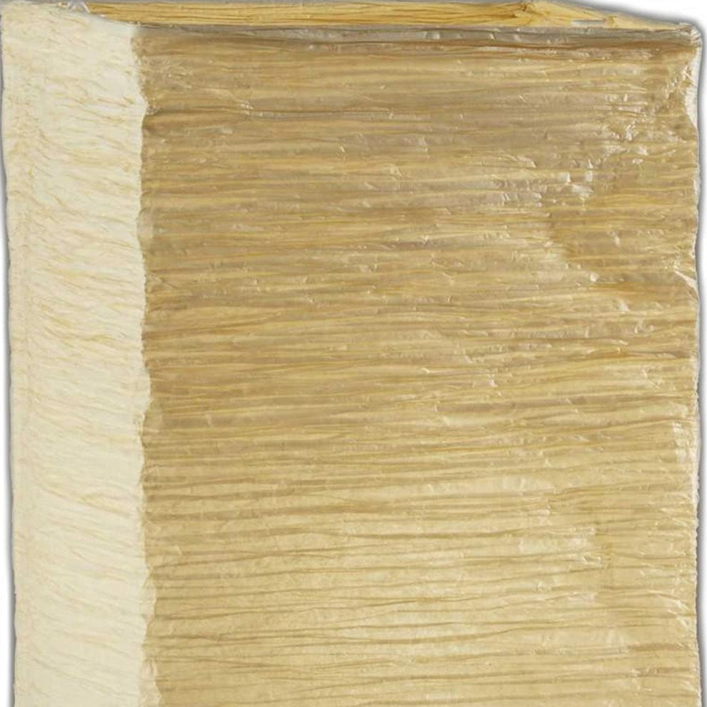 Wildside Paper Shade with Natural Wood Table Lamp By Homeroots | Table Lamps | Modishstore - 3