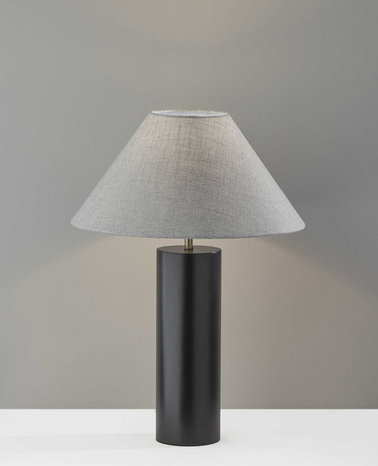 Canopy Black Wood Block Table Lamp | Table Lamps | Modishstore