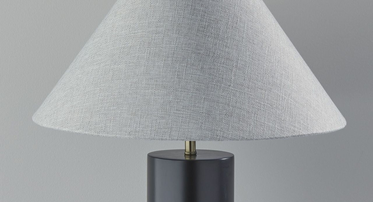 Canopy Black Wood Block Table Lamp | Table Lamps | Modishstore - 2