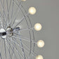 Chrome Ferris Wheel Large Table Lamp By Homeroots | Table Lamps | Modishstore - 2