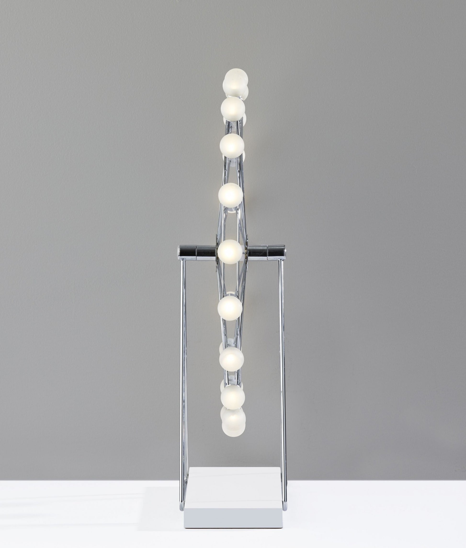 Chrome Ferris Wheel Large Table Lamp By Homeroots | Table Lamps | Modishstore - 5