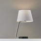 Palm Desert Antique Brass Metal Charging Table Lamp | Table Lamps | Modishstore - 3