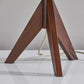 Natural Chunky Tripod Walnut Wood Table Lamp By Homeroots | Floor Lamps | Modishstore - 3