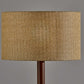 Natural Chunky Tripod Floor Lamp With Walnut Wood By Homeroots | Floor Lamps | Modishstore - 3