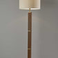 Black Wood Pillar Floor Lamp | Floor Lamps | Modishstore - 4