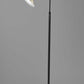 Adjustable Brass Spotlight LED Floor Lamp in Black Metal By Homeroots | Floor Lamps | Modishstore