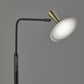 Adjustable Brass Spotlight LED Floor Lamp in Black Metal By Homeroots | Floor Lamps | Modishstore - 3