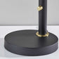 Brass Cinch Black Metal Adjustable Desk Lamp By Homeroots | Desk Lamps | Modishstore - 3