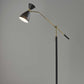 Brass Cinch Black Metal Adjustable Floor Lamp By Homeroots | Floor Lamps | Modishstore
