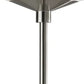 Modern Discus Brushed Steel Metal LED Torchiere By Homeroots