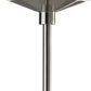 Modern Discus Brushed Steel Metal LED Torchiere By Homeroots | Floor Lamps | Modishstore - 3