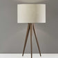 Treble Walnut Wood Table Lamp By Homeroots | Table Lamps | Modishstore