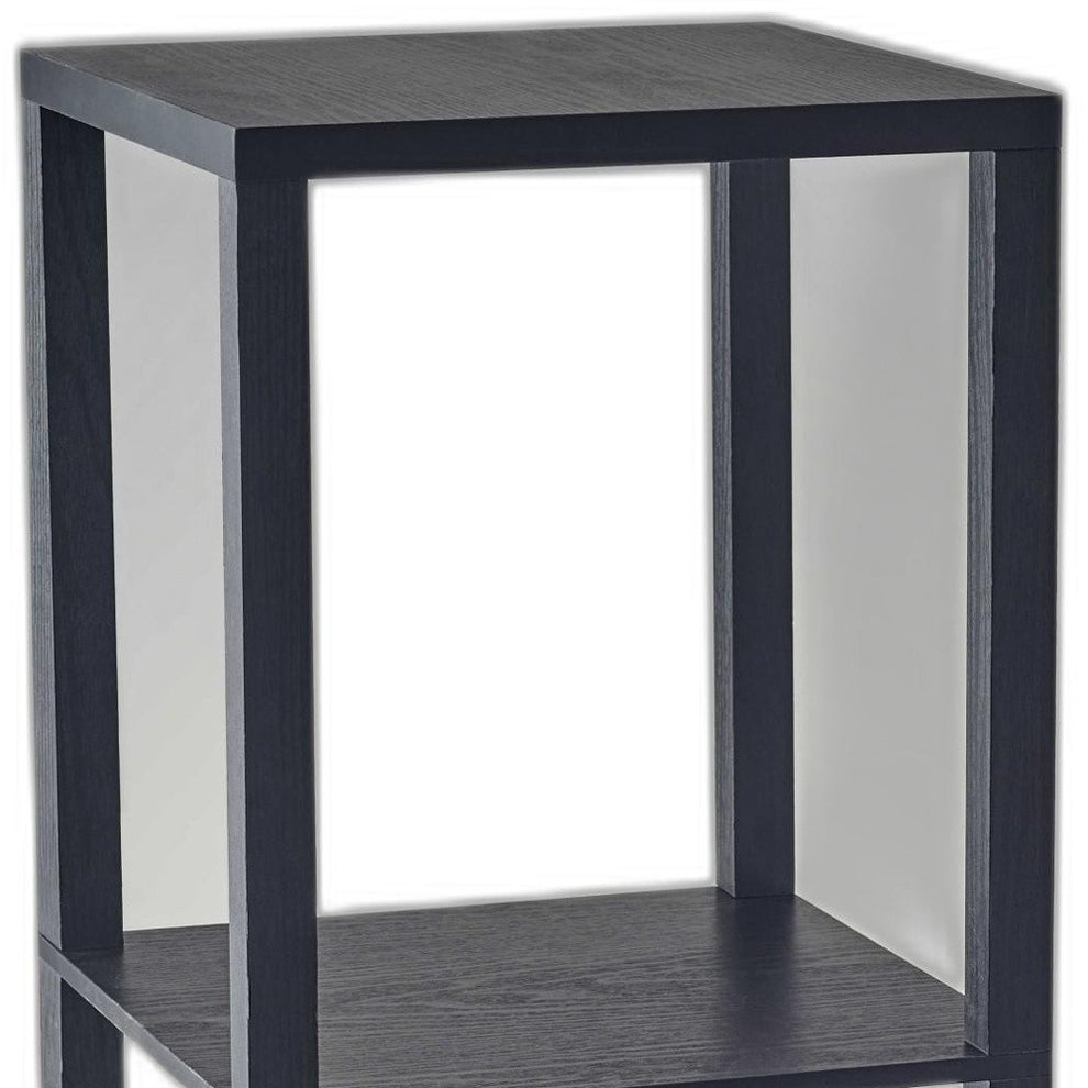 28" H Basic Black Book Case End Table By Homeroots | End Tables | Modishstore - 4