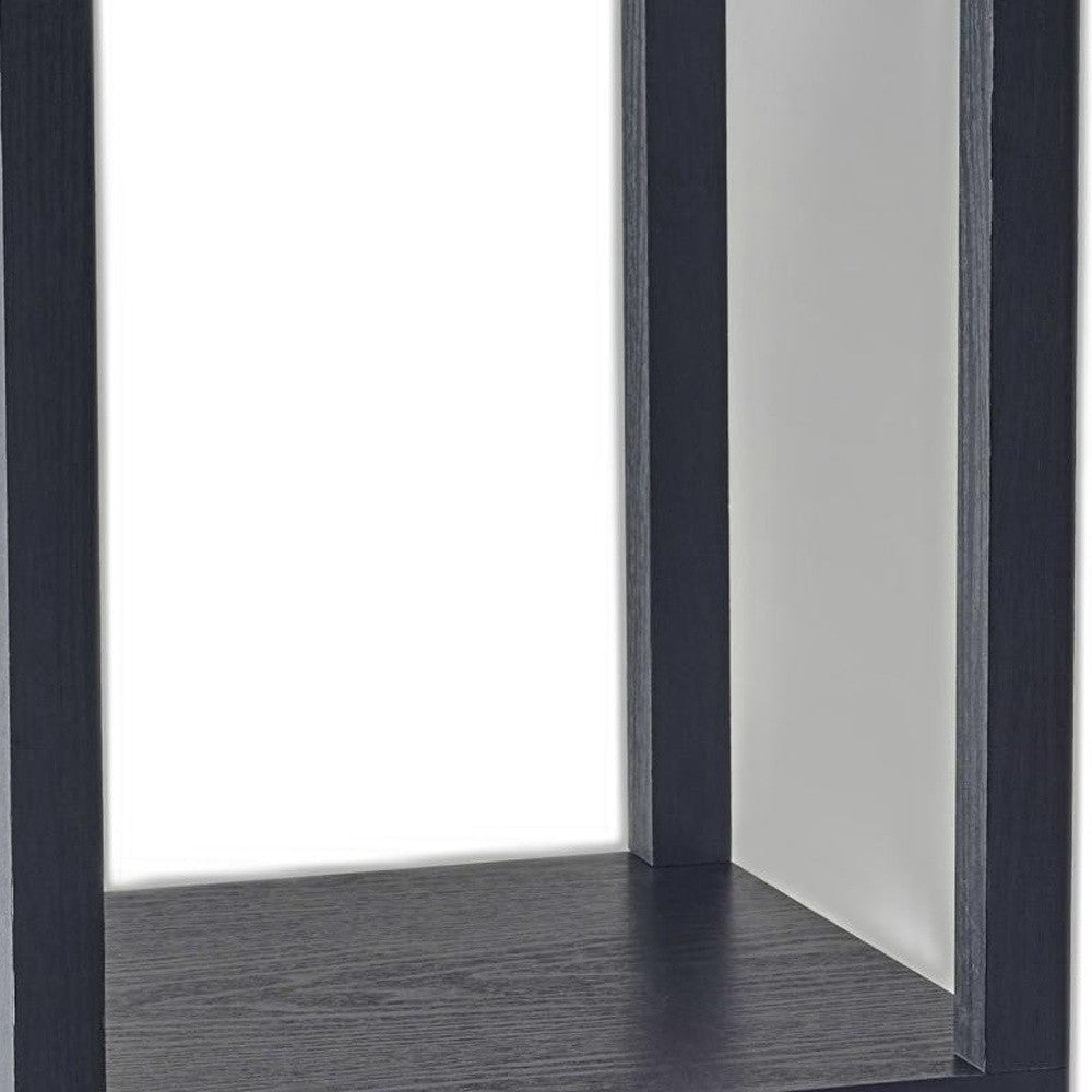 28" H Basic Black Book Case End Table By Homeroots | End Tables | Modishstore - 5