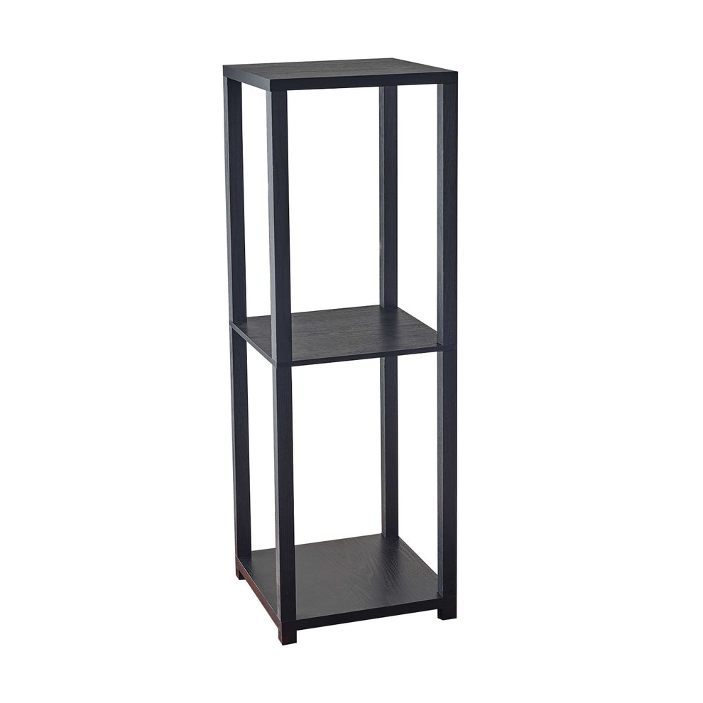 35" H Basic Black Book Case End Table By Homeroots | End Tables | Modishstore - 3