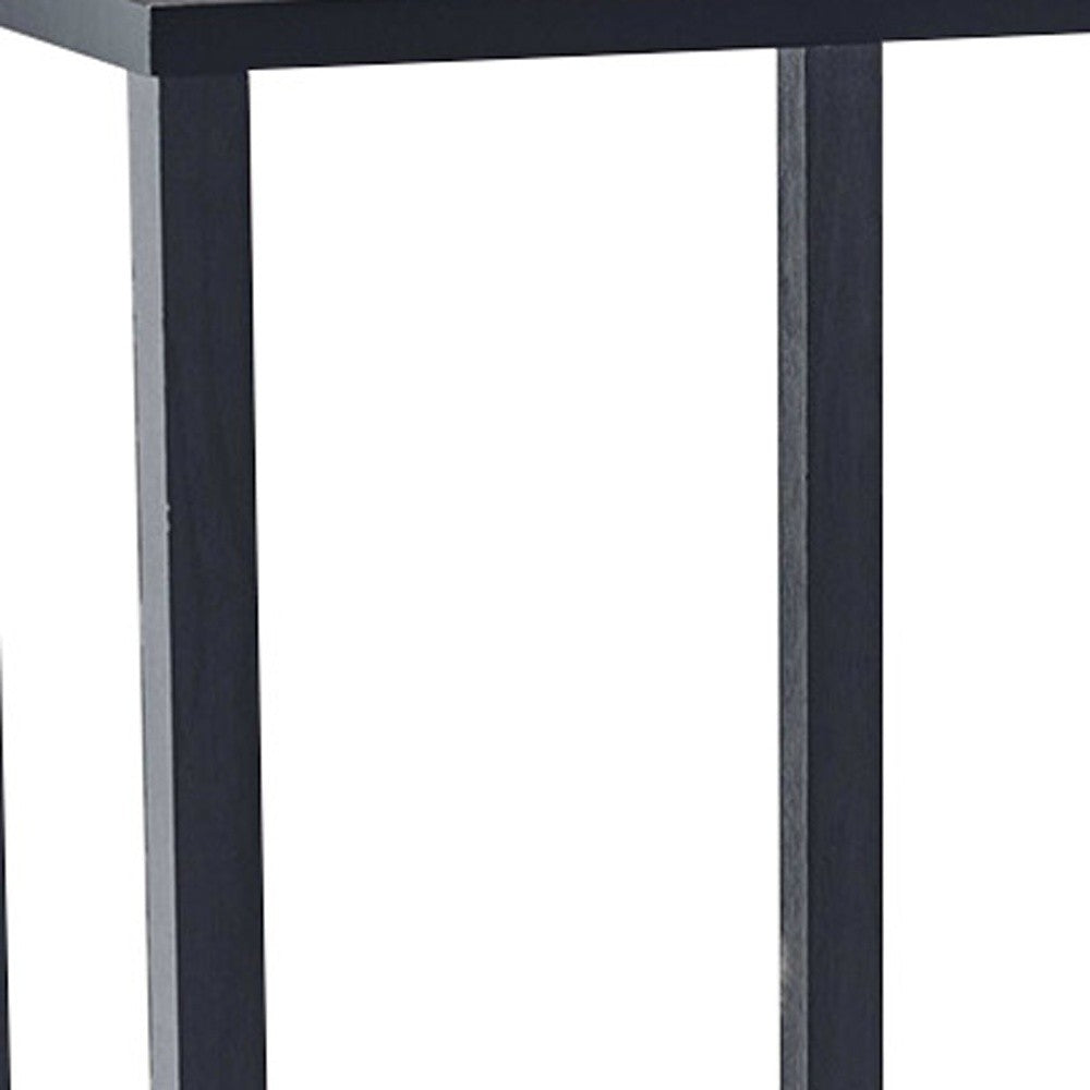 35" H Basic Black Book Case End Table By Homeroots | End Tables | Modishstore - 6