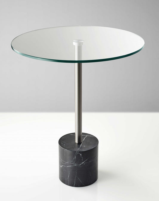 Brushed Steel End Table By Homeroots | End Tables | Modishstore