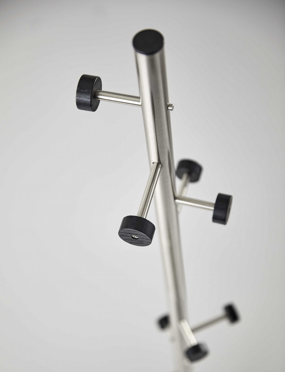 Brushed Steel Brushed Steel Coat Rack By Homeroots - 372942 | Coat Racks | Modishstore - 2