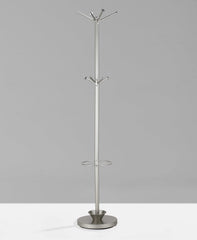 Champagne Powder Coated Steel Umbrella Stand Coat Rack By Homeroots