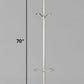 Champagne Powder Coated Steel Umbrella Stand Coat Rack By Homeroots | Coat Racks | Modishstore - 2