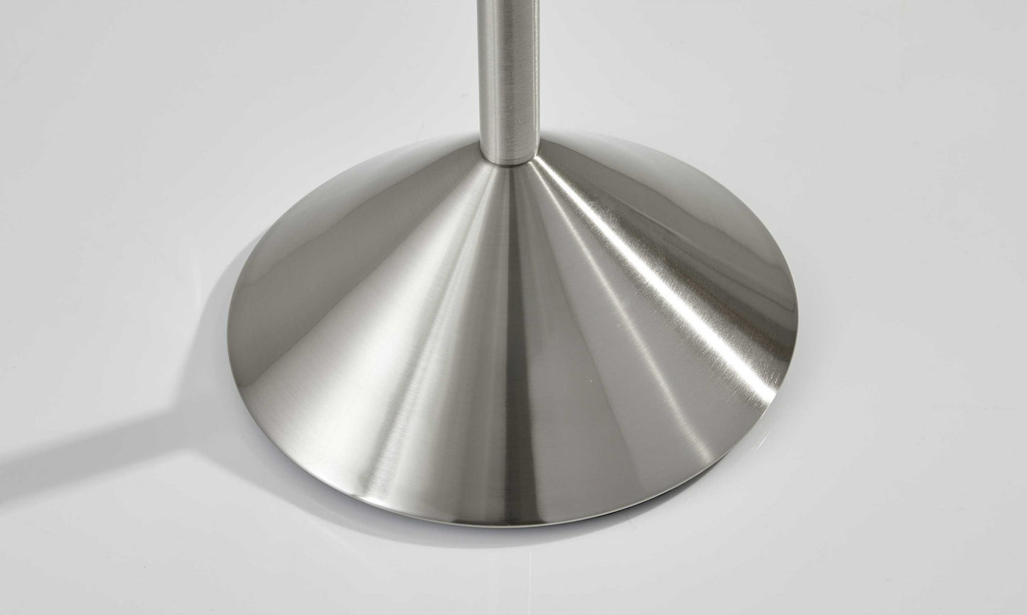 Brushed Steel Brushed steel pyramid Coat Rack By Homeroots | Coat Racks | Modishstore - 3