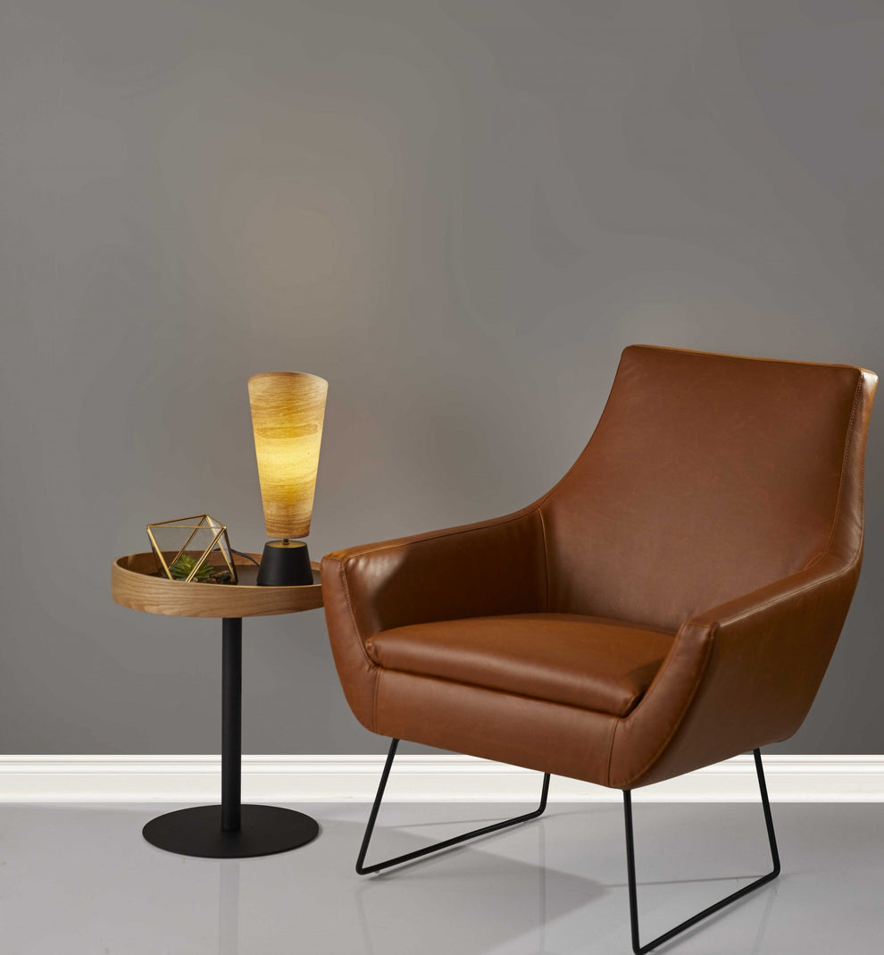 Black Mod Wood End or Side Table By Homeroots | Side Tables | Modishstore - 4