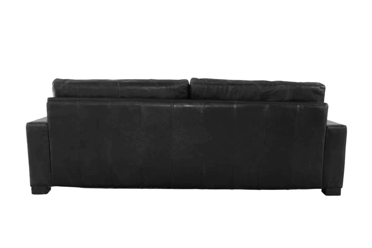 Black Full Classic Sofa 3 Seater By Homeroots | Sofas | Modishstore - 3