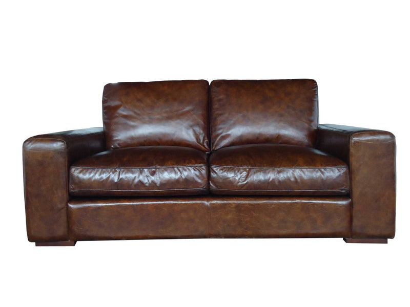 Brown Full Classic Sofa 2 Seater By Homeroots | Sofas | Modishstore