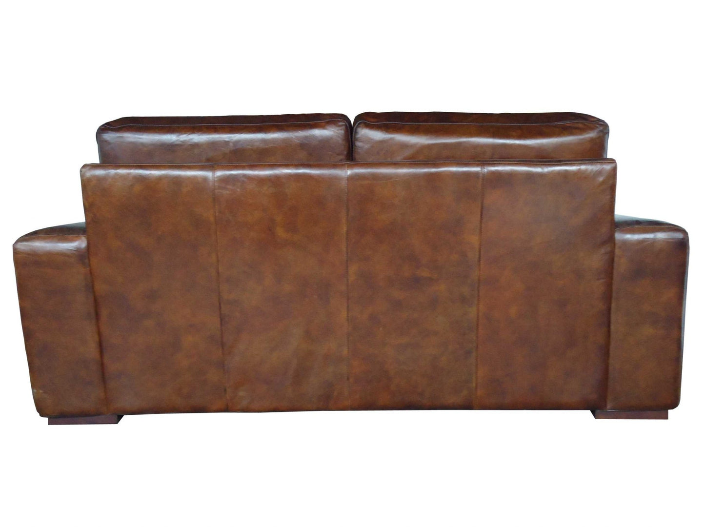 Brown Full Classic Sofa 2 Seater By Homeroots | Sofas | Modishstore - 3