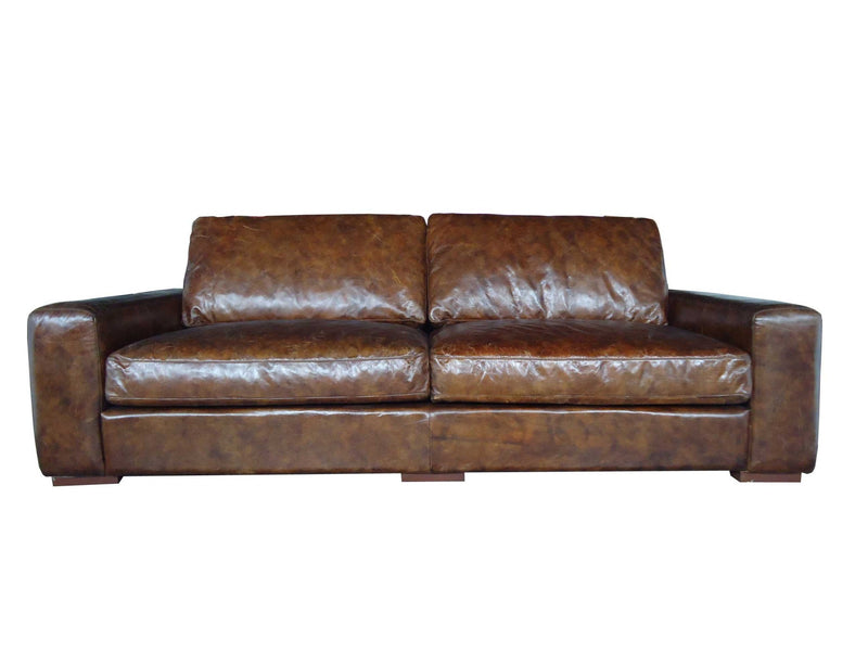 Brown Full Classic Sofa 3 Seater By Homeroots | Sofas | Modishstore