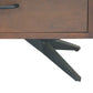 Brown Black Wood Metal Bedroom Chest By Homeroots | Drawers | Modishstore - 5
