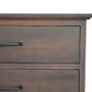 Brown And Black Wood Metal Bedroom Dresser By Homeroots | Dressers | Modishstore - 4