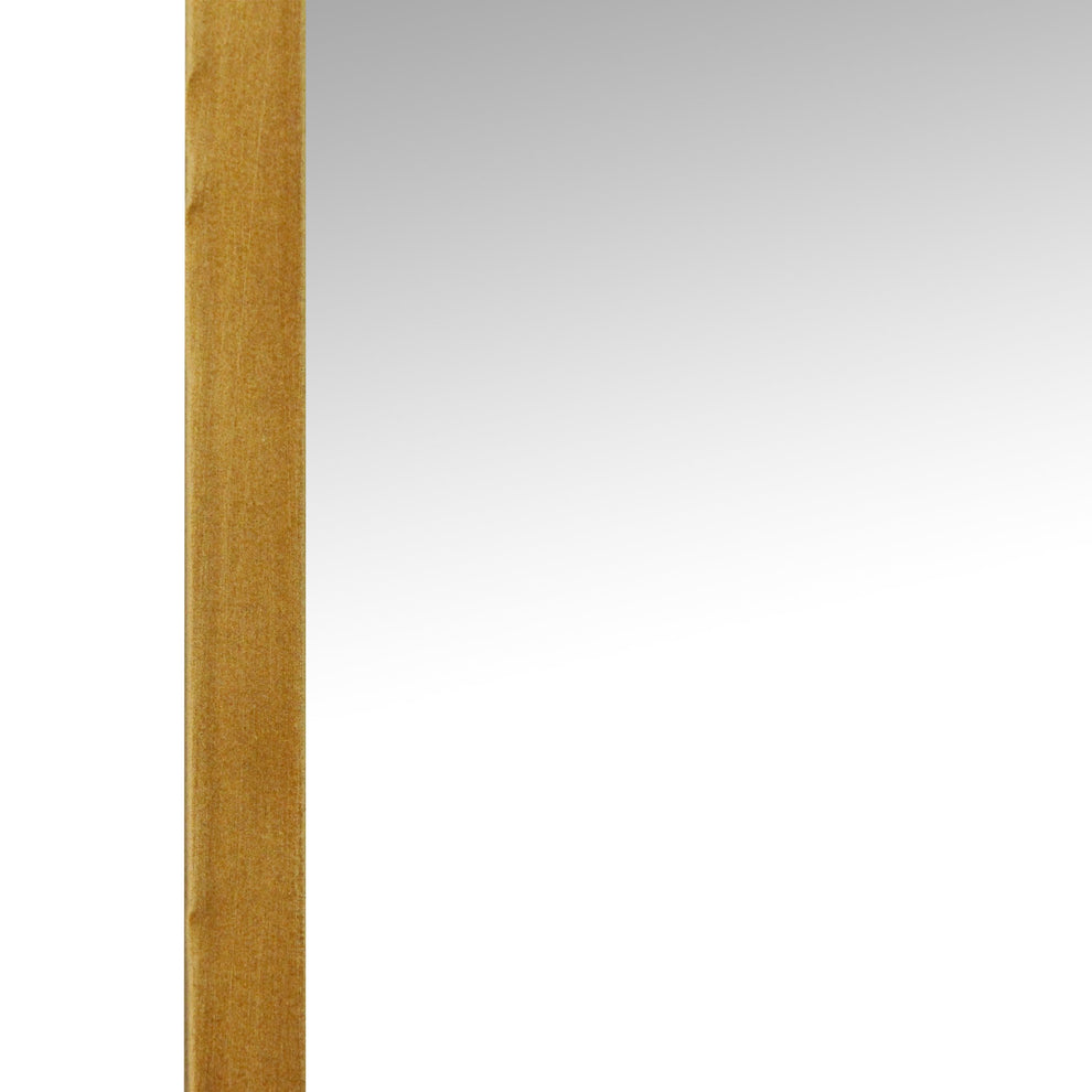 Antiqued Gold Scallop Framed Mirror By Homeroots | Mirrors | Modishstore - 3