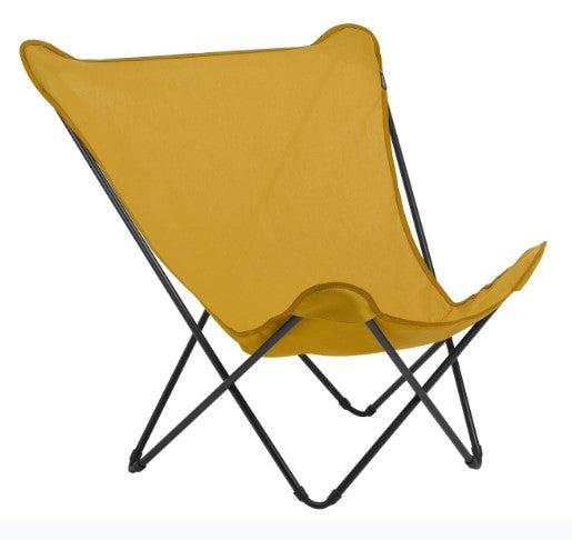 Modern Indoor Outdoor Red XL Folding Lounge Chair By Homeroots | Outdoor Chaise Lounges | Modishstore - 3