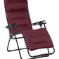 BordeauPowder Coated Recliner By Homeroots | Recliners | Modishstore