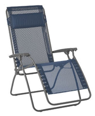 Ocean Powder Coated Multi-Position Folding Recliner By Homeroots