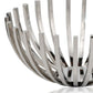 14' Round Stainless Steel Modern Open Centerpiece Bowl By Homeroots | Decorative Bowls | Modishstore - 3