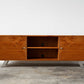 Warm Natural Cherry And Steel TV Stand or Media Center By Homeroots | TV Stands | Modishstore