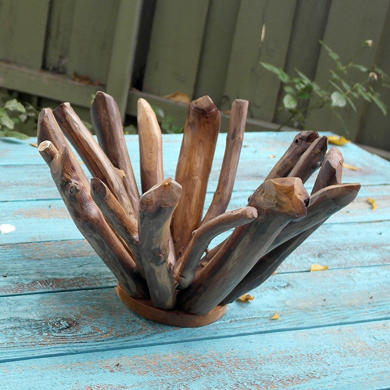 Garden Age Supply Harini Driftwood Branch Bowls - Set Of 2 | Decorative Bowls | Modishstore-2