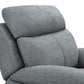 35" Gray Fabric Power Recliner with USB By Homeroots | Recliners | Modishstore - 4