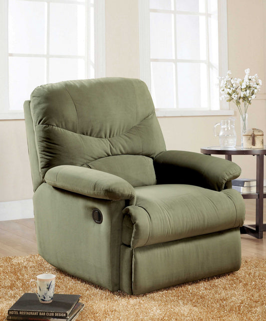 Sage Microfiber Recliner (Motion) By Homeroots | Chairs & Recliners | Modishstore