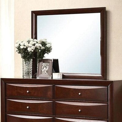 Espresso And Clear Glass Mirror By Homeroots | Mirrors | Modishstore