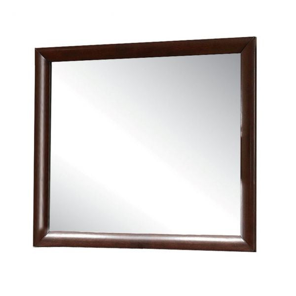 Espresso And Clear Glass Mirror By Homeroots | Mirrors | Modishstore - 2