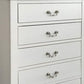 White Metal Chest By Homeroots | Drawers | Modishstore - 4