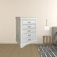 White Metal Chest By Homeroots | Drawers | Modishstore - 3