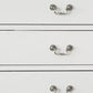 White Metal Dresser By Homeroots | Dressers | Modishstore - 4