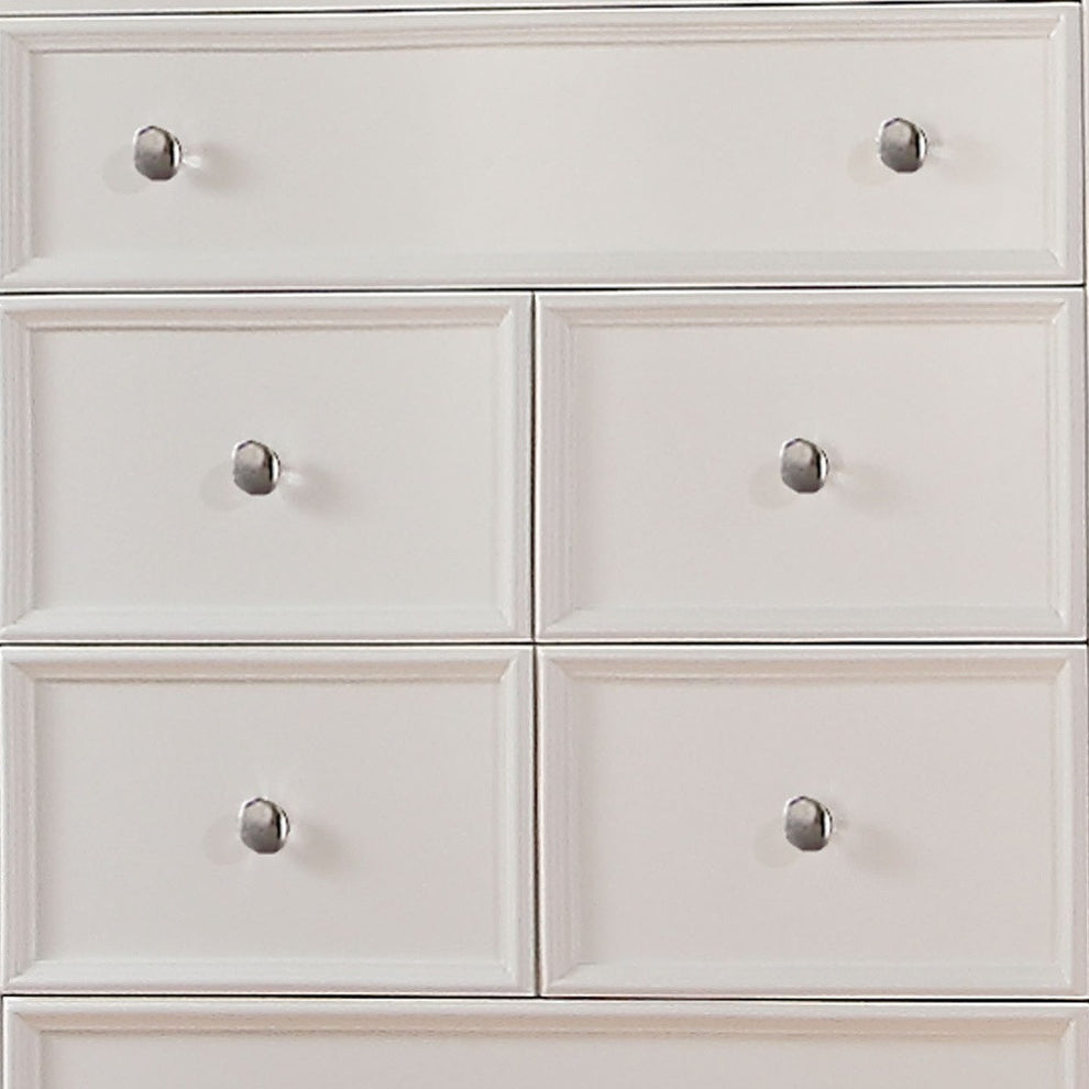 White Wood Chest By Homeroots - 374198 | Drawers | Modishstore - 3