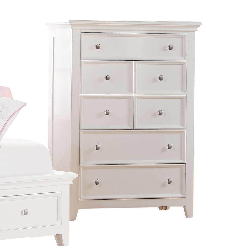 White Wood Chest By Homeroots - 374198 | Drawers | Modishstore - 4